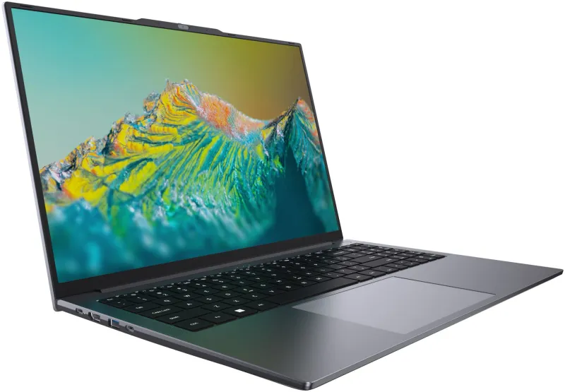 Ноутбук Chuwi Corebook Plus Ryzen 5 7430U 16Gb SSD512Gb AMD Radeon Graphics 16" IPS FHD (1920x1200) Windows 11 Home grey WiFi BT Cam 6500mAh