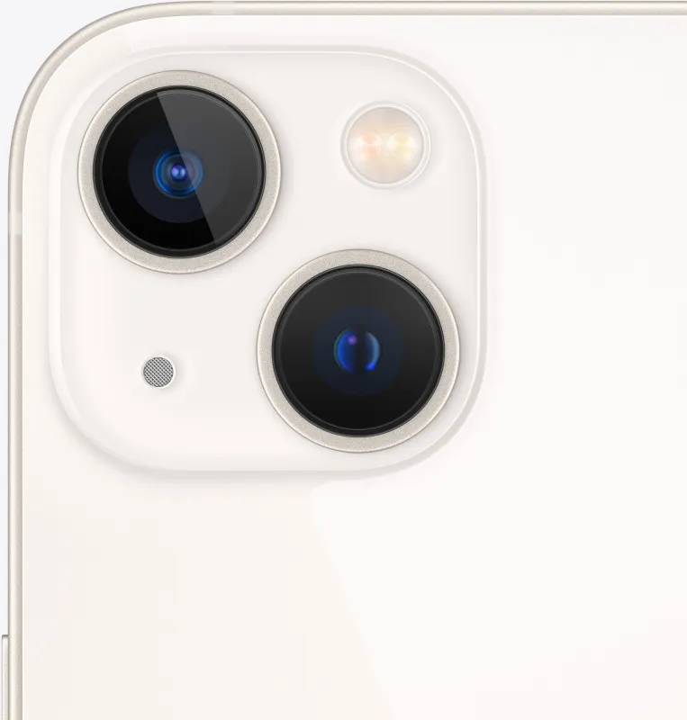 Смартфон Apple A2633 iPhone 13 128Gb 4Gb сияющая звезда моноблок 3G 4G 1Sim 6.1" 1170x2532 iOS 16 12Mpix 802.11 a/b/g/n/ac/ax NFC GPS GSM900/1800 GSM1900 Protect