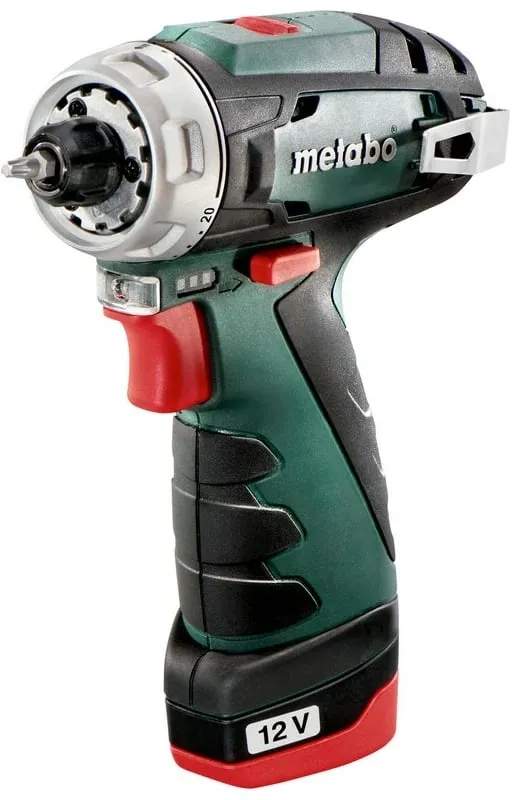 Дрель-шуруповерт Metabo Metabo PowerMaxx BS аккум. патрон:быстрозажимной (кейс в комплекте) (600984500)