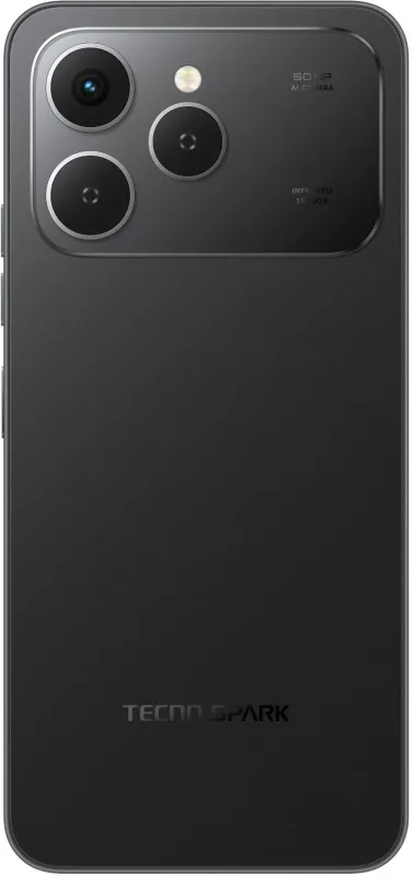 Смартфон Tecno Spark 40 256Gb 8Gb черный моноблок 3G 4G 6.78" 1080x2436 Android 14 64Mpix 802.11 a/b/g/n/ac NFC GPS GSM900/1800 GSM1900 Protect