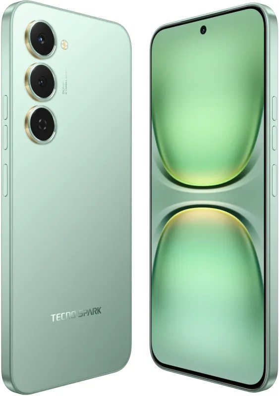Смартфон Tecno Spark 40 Pro 128Gb 8Gb зеленый моноблок 3G 4G 6.78" 1080x2436 Android 14 108Mpix 802.11 a/b/g/n/ac NFC GPS GSM900/1800 Protect