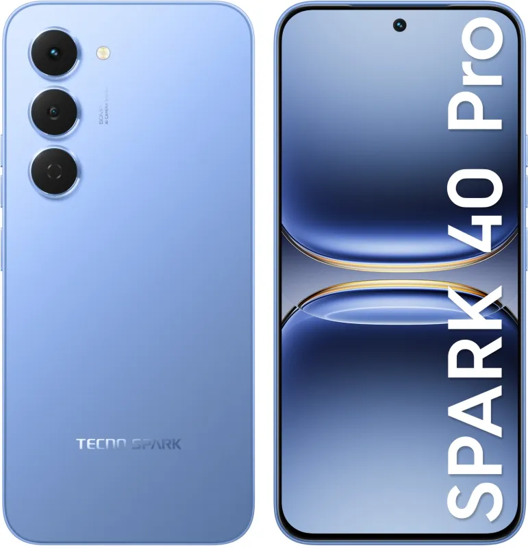 Смартфон Tecno Spark 40 Pro 128Gb 8Gb синий (KM6 128+8 LAKE BLUE)