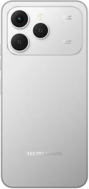 Смартфон Tecno Spark 40 256Gb 8Gb серый моноблок 3G 4G 6.78" 1080x2436 Android 14 64Mpix 802.11 a/b/g/n/ac NFC GPS GSM900/1800 GSM1900 Protect