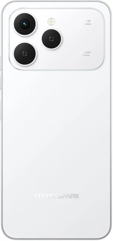 Смартфон Tecno Spark 40 256Gb 8Gb белый моноблок 3G 4G 6.78" 1080x2436 Android 14 64Mpix 802.11 a/b/g/n/ac NFC GPS GSM900/1800 GSM1900 Protect