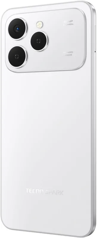 Смартфон Tecno Spark 40 256Gb 8Gb белый моноблок 3G 4G 6.78" 1080x2436 Android 14 64Mpix 802.11 a/b/g/n/ac NFC GPS GSM900/1800 GSM1900 Protect