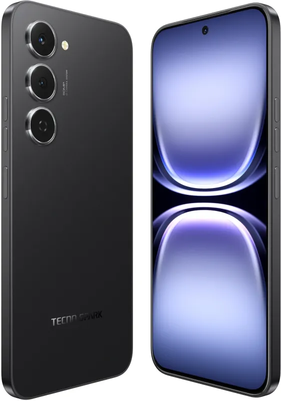 Смартфон Tecno Spark 40 Pro 256Gb 8Gb черный моноблок 3G 4G 6.78" 1080x2436 Android 14 108Mpix 802.11 a/b/g/n/ac NFC GPS GSM900/1800 Protect