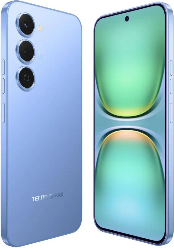 Смартфон Tecno Spark 40 Pro 256Gb 8Gb синий моноблок 3G 4G 6.78" 1080x2436 Android 14 108Mpix 802.11 a/b/g/n/ac NFC GPS GSM900/1800 Protect