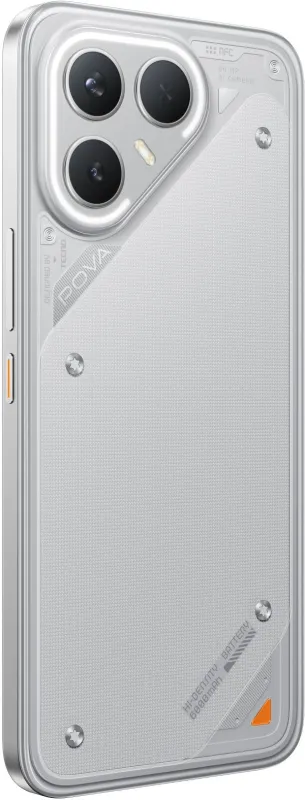 Смартфон Tecno POVA 7 Pro 5G 256Gb 8Gb серый моноблок 3G 4G 6.8" 1080x2460 Android 14 50Mpix 802.11 a/b/g/n/ac NFC GPS GSM900/1800 Protect