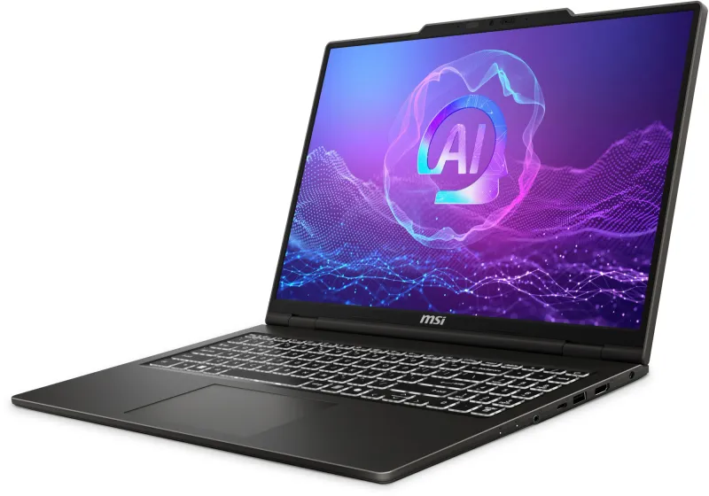 MSI Venture 16 AI A2HMG Ultra 7 255H 16" 16:10 2K OLED (2048*1280) 120Hz, DDR5 32GB (16GB*2),1TB SSD, Intel Arc Graphics,75Whr,1,9kg,1y,Win11 Pro,Solid Gray