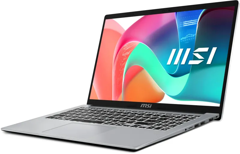 MSI Modern 15 F1MG Core 7 150U 15.6"FHD (1920*1080)IPS, DDR4 16GB (8GB*2),1TB SSD,Intel Graphics,backlight,46.8Whr,1.7kg,1y,Dos,Urban Silver