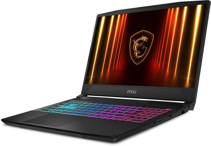 Ноутбук MSI Katana 15 HX B14WFK Core i5 14450HX 16Gb SSD1Tb NVIDIA GeForce RTX5060 8Gb 15.6" IPS FHD (1920x1080) FreeDOS black WiFi BT Cam