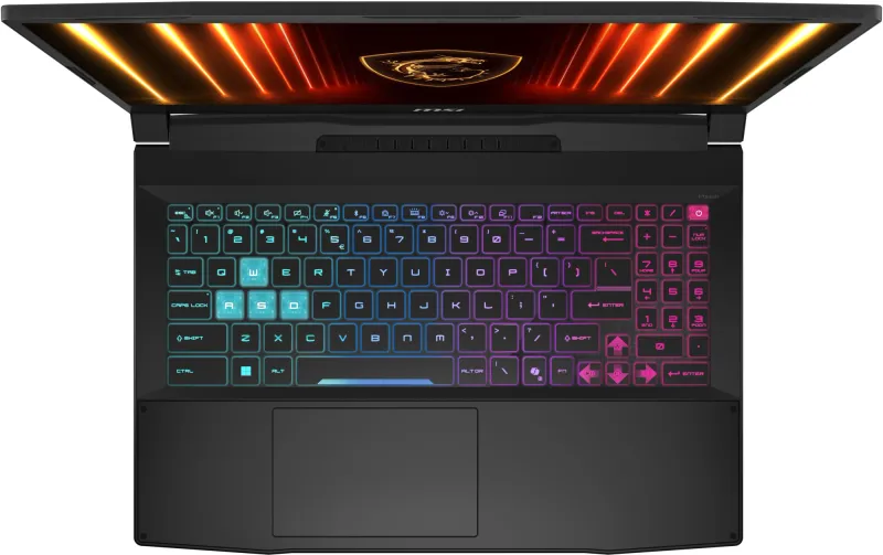 Ноутбук MSI Katana 15 HX B14WFK Core i5 14450HX 16Gb SSD1Tb NVIDIA GeForce RTX5060 8Gb 15.6" IPS FHD (1920x1080) FreeDOS black WiFi BT Cam