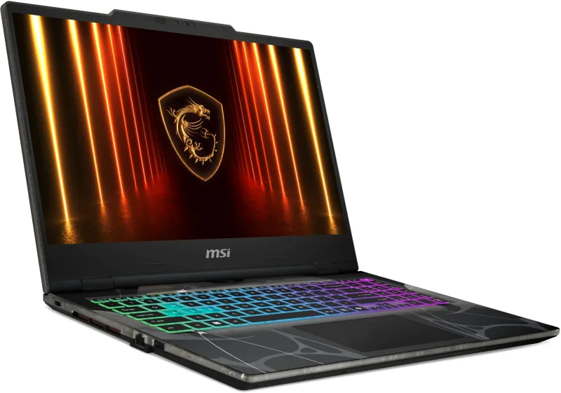 Ноутбук MSI Cyborg 15 B2RWEKG Core 5 210H 16Gb SSD1Tb NVIDIA GeForce RTX5050 8Gb 15.6" IPS FHD (1920x1080) FreeDOS black WiFi BT Cam