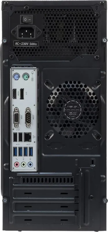 ПК Amur Нарвал A5А12 MT Ryzen 7 5700G (3.8) 16Gb SSD512Gb Vega 8 FreeDOS GbitEth 400W мышь клавиатура черный (2114525)