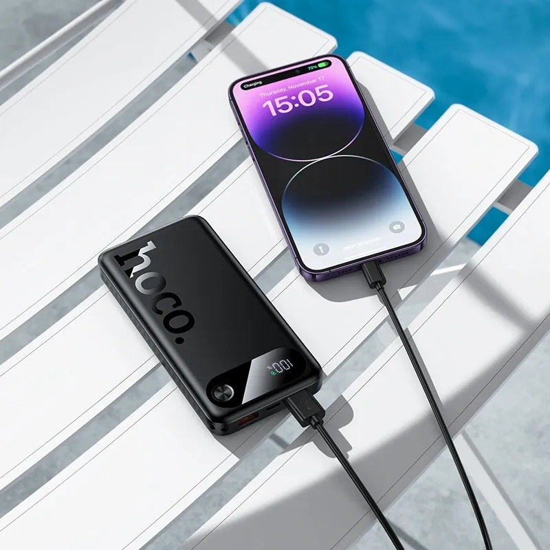 Мобильный аккумулятор Hoco J154 10000mAh 2A черный (60747)