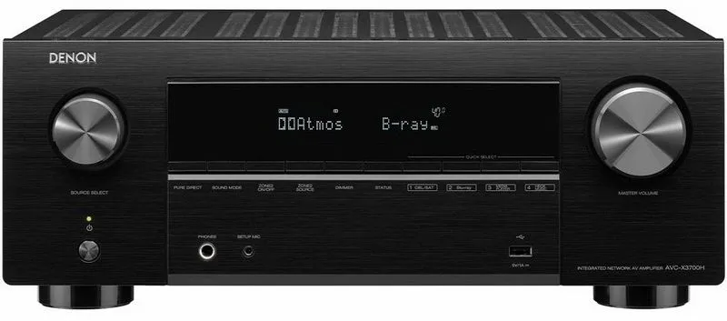 Ресивер AV Denon AVR-X3700H 9.2 черный