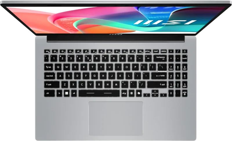 Ноутбук MSI Modern 15 F1MG-815RU Core 5 120U 16Gb SSD512Gb Intel Graphics 15.6" IPS FHD (1920x1080) Windows 11 Pro silver WiFi BT Cam (9S7-15S112-815)