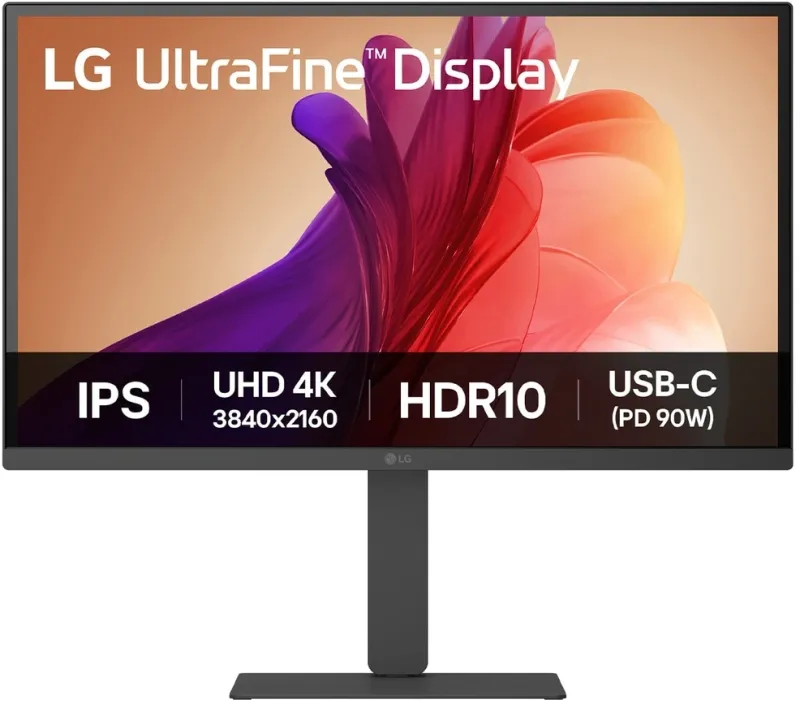 Монитор LG 27" UltraFine 27U730A-B черный IPS LED 5ms 16:9 HDMI M/M матовая HAS 1000:1 300cd 178гр/178гр 3840x2160 60Hz DP 4K USB 7.7кг