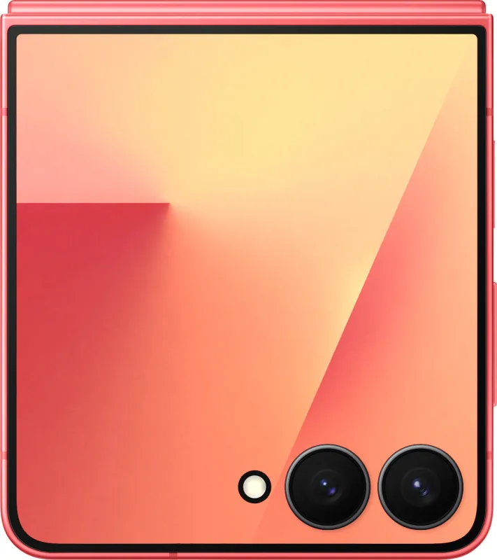 Смартфон Samsung SM-F766B Galaxy Flip7 512Gb 12Gb коралловый раскладной 3G 4G 1Sim 6.9" 1080x2520 Android 16 50Mpix 802.11 a/b/g/n/ac/ax/be NFC GPS GSM900/1800 GSM1900 Protect