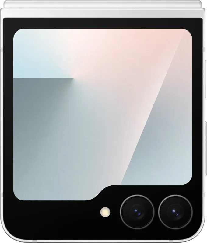 Смартфон Samsung SM-F761B Galaxy Flip7 FE 128Gb 8Gb белый раскладной 3G 4G 1Sim 6.7" 1080x2640 Android 16 50Mpix 802.11 a/b/g/n/ac/ax NFC GPS GSM900/1800 GSM1900 Protect