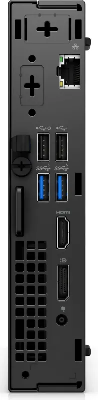 Неттоп Dell Optiplex 7020 Micro i3 14100T (2.7) 16Gb SSD256Gb UHDG 730 Linux Ubuntu GbitEth WiFi BT 90W мышь клавиатура черный (7020-3660)