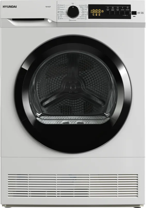 Сушильная машина Hyundai TD1027 кл.энер.:B макс.загр.:7кг белый