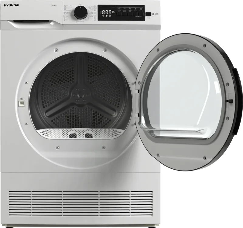 Сушильная машина Hyundai TD1027 кл.энер.:B макс.загр.:7кг белый