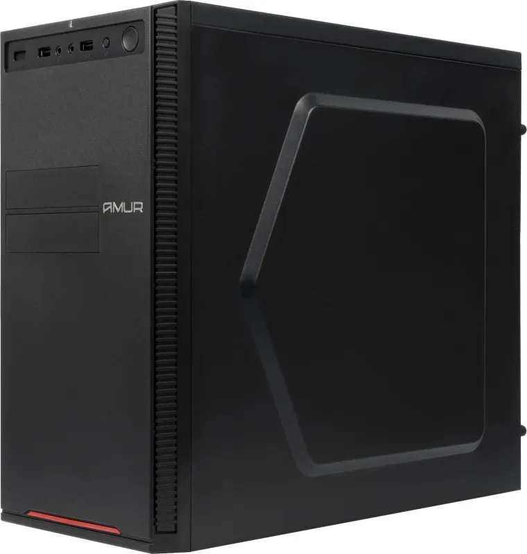 ПК Amur Нарвал A5А12 MT Ryzen 5 PRO 4650G (3.7) 8Gb SSD256Gb Vega 7 FreeDOS GbitEth 400W мышь клавиатура черный (2116842)