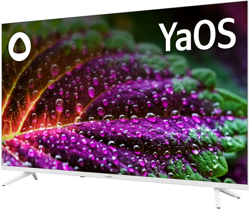 Телевизор LED BBK 43" 43LEX-7241/FTS2C (W) Яндекс.ТВ белый FULL HD 60Hz DVB-T2 DVB-C DVB-S2 USB WiFi Smart TV (RUS)