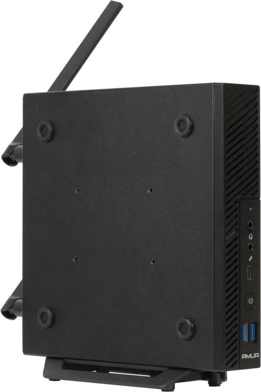 ПК Мини Amur Финвал H6I12 i3 12100 (3.3) 8Gb SSD256Gb UHDG 730 FreeDOS GbitEth WiFi BT мышь клавиатура черный (RUS) (2117526)