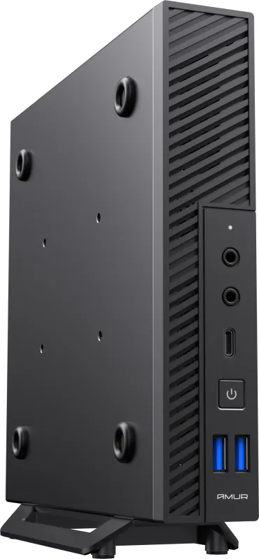 ПК Мини Amur Финвал H6I12 i3 12100 (3.3) 8Gb SSD256Gb UHDG 730 FreeDOS GbitEth WiFi BT мышь клавиатура черный (RUS) (2117526)