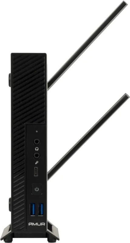 ПК Мини Amur Финвал H6I12 i3 12100 (3.3) 8Gb SSD256Gb UHDG 730 FreeDOS GbitEth WiFi BT мышь клавиатура черный (RUS) (2117526)