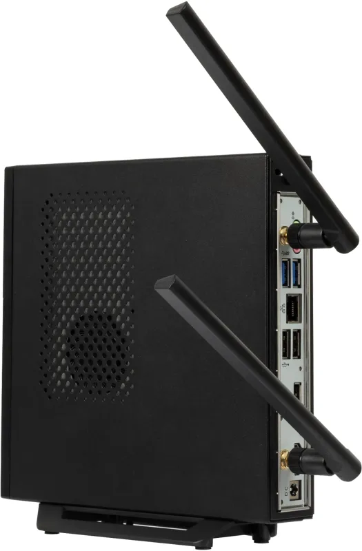 ПК Мини Amur Финвал H6I12 i3 12100 (3.3) 8Gb SSD256Gb UHDG 730 FreeDOS GbitEth WiFi BT мышь клавиатура черный (RUS) (2117526)