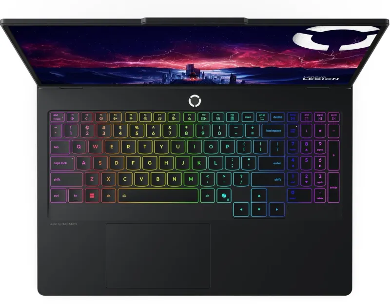 Ноутбук Lenovo Legion Pro 5 16AFR10 Ryzen 9 9955HX 32Gb SSD1Tb NVIDIA GeForce RTX 5060 8Gb 16" OLED WQXGA (2560x1600) без ОС black WiFi BT Cam (83F2000ARK)