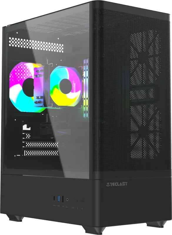 ПК Teclast G03 i5 12400F (2.5) 32Gb SSD1Tb RTX3050 6Gb Windows 11 Pro GbitEth 400W черный (G03 12400F32G1T3050BKRU)