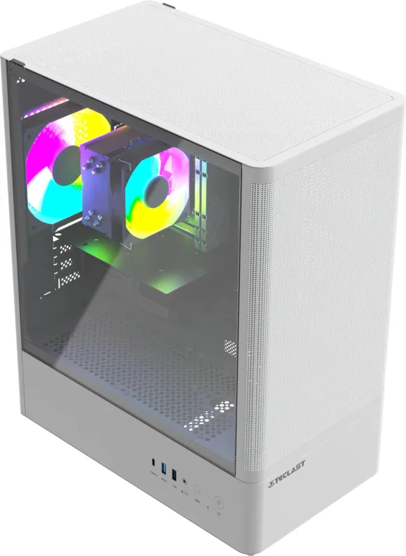 ПК Teclast G03 i5 12400F (2.5) 32Gb SSD1Tb RTX3050 6Gb Windows 11 Pro GbitEth 400W белый (G03 12400F32G1T3050WKRU)