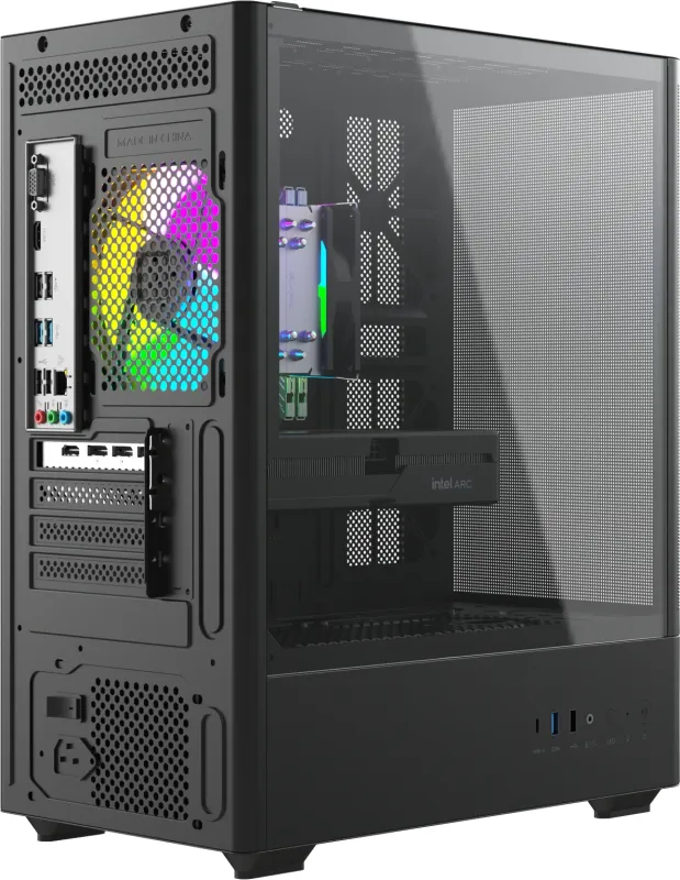 ПК Teclast G03 i5 12400F (2.5) 32Gb SSD1Tb Arc B580 12Gb Windows 11 Pro GbitEth 500W черный (G03 12400F32G1TB580BKRU)