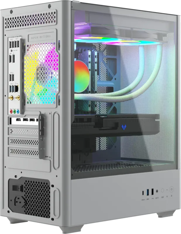 ПК Teclast G03 i5 14600KF (3.5) 32Gb SSD1Tb RTX5070 12Gb Windows 11 Pro GbitEth WiFi BT 750W белый (G03 14600KF32G1T5070WKRU)