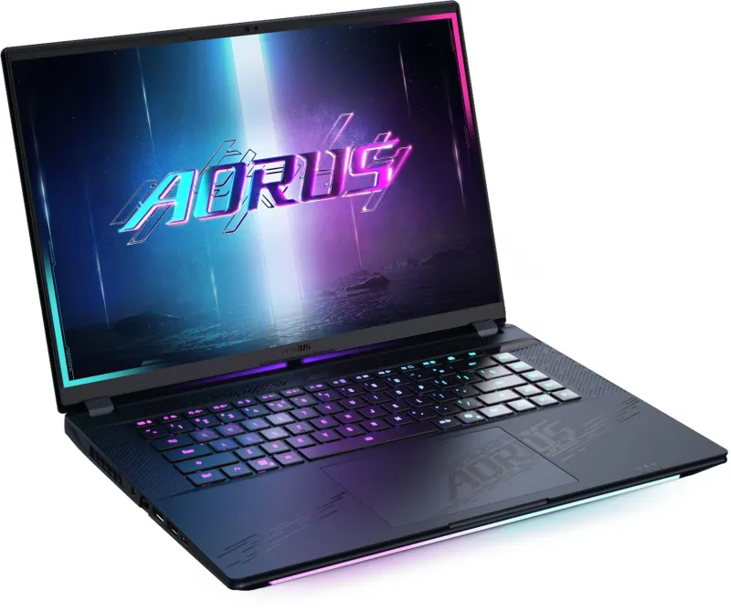 Ноутбук Gigabyte AORUS MASTER 16 AM6H Core Ultra 9 275HX 32Gb SSD1Tb NVIDIA GeForce RTX5080 16Gb 16" OLED QHD+ (2560x1600) Windows 11 Pro black WiFi BT Cam (BYHC5KZE64SP)