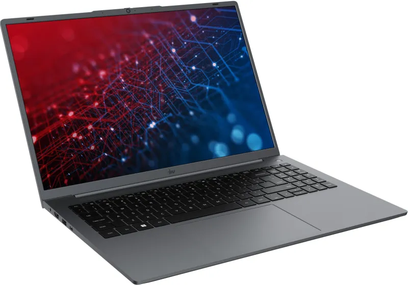 Ноутбук IRU Tactio 16ALB Core i5 1235U 16Gb SSD256Gb Intel UHD Graphics 16" IPS FHD (1920x1080) Windows 11 Pro grey WiFi BT Cam 4830mAh (2110207)