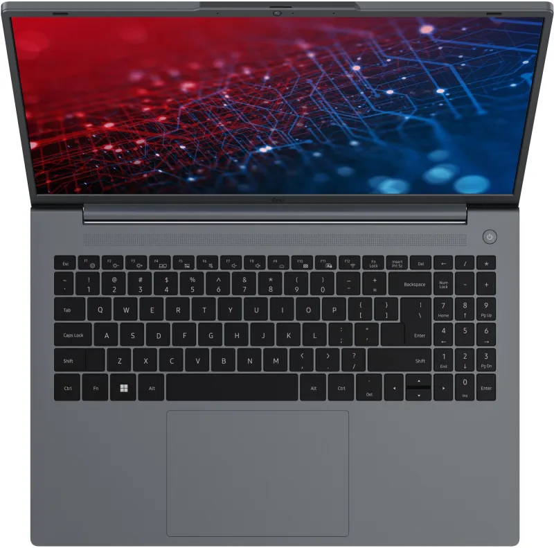 Ноутбук IRU Tactio 16ALB Core i3 1215U 16Gb SSD512Gb Intel UHD Graphics 16" IPS FHD (1920x1080) Windows 11 Pro grey WiFi BT Cam 4830mAh (2110203)
