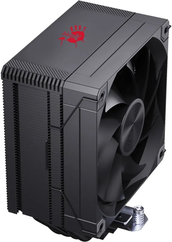 Устройство охлаждения(кулер) Bloody AC-12 Soc-AM5/AM4/1200/1700/1851 черный 4-pin 14-26dB Al+Cu 230W 582gr Ret (AC-12-230-BK)