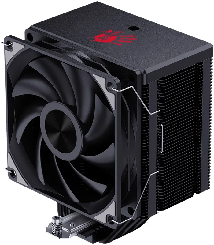 Устройство охлаждения(кулер) Bloody AC-13 Soc-AM5/AM4/1200/1700/1851 черный 4-pin 14-26dB Al+Cu 250W 651gr Ret (AC-13-250-BK)