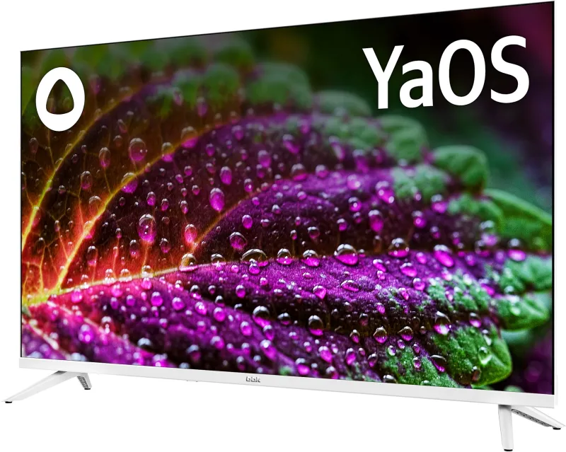Телевизор LED BBK 40" 40LEX-7241/FTS2C (W) YaOS черный FULL HD 60Hz DVB-T2 DVB-C DVB-S2 USB WiFi Smart TV (RUS)