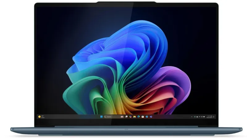 Ноутбук Lenovo Yoga Slim7 14AKP10 Ryzen AI 5 340 16Gb SSD1Tb AMD Radeon 840M 14" OLED 2.8K (2880x1800) Windows 11 Home turquoise WiFi BT Cam (83JY0009RK)