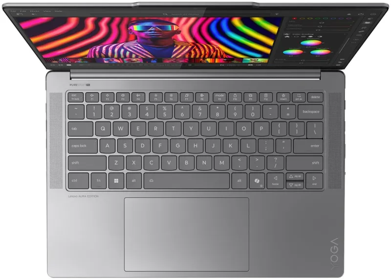 Ноутбук Lenovo Yoga Pro 7 14IAH10 Core Ultra 7 255H 32Gb SSD1Tb Intel Arc 140T 14.5" OLED Touch 3K (3000x1876) Windows 11 Home grey WiFi BT Cam (83KF002KRK)