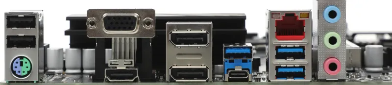 Материнская плата Gigabyte B760M DS3H GEN5 Soc-1700 Intel B760 4xDDR5 mATX AC`97 8ch(7.1) 2.5Gg RAID+VGA+HDMI+DP