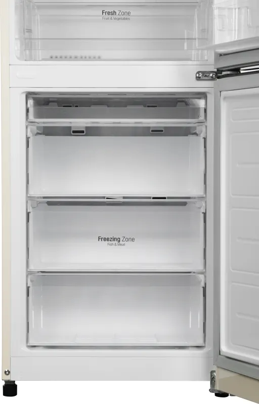 Холодильник LG GA-B419SEJL 2-хкамерн. бежевый глянц. инвертер