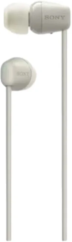 Гарнитура внутриканальные Sony WI-C100 бежевый беспроводные bluetooth шейный обод (WI-C100/CZ)