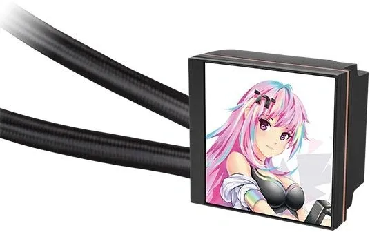 Система водяного охлаждения Thermaltake MAGFloe 420 Ultra ARGB Soc-AM5/AM4/1200/1700/1851 черный 4-pin 34.5dB Al+Cu LCD Ret (CL-W451-PL14SW-A)